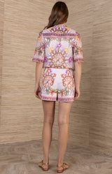Bathsheba Canvas Short, Color_Pink
