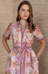 Cosette Organza Dress, Color_Pink