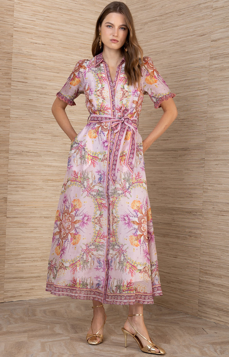 Cosette Organza Maxi Dress