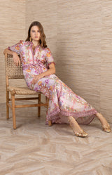 Cosette Organza Dress, Color_Pink