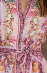 Cosette Organza Dress, Color_Pink