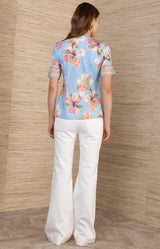 Elvira Jersey Top, Color_Blue