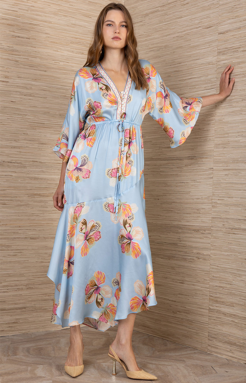 charmeuse midi dress BHLDN August Satin Charmeuse Midi Dress by Anthropologie Size 4 *mark