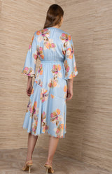 Charmeuse Midi Dress, Color_Blue