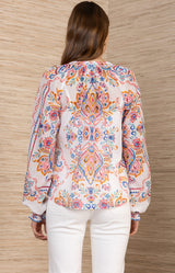 Verona Voile Top, Color_Pink