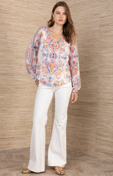 Verona Voile Top, Color_Pink