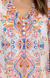 Verona Voile Top, Color_Pink