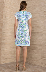 Blanca Jersey Dress,Color_Blue