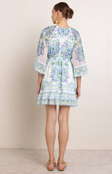 Berenice Chiffon Dress, Color_Blue