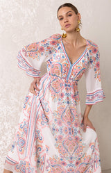 Berenice Maxi Dress, Color_Pink