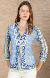 Batya Jersey Top, Color_Blue 