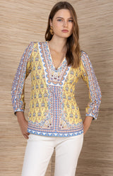 Batya Jersey Top, Color_Yellow