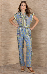 Bibiana Linen Pants, Color_Blue 