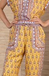 Bibiana Linen Pants, Color_Yellow
