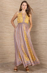 Solana Maxi Dress, Color_Yellow