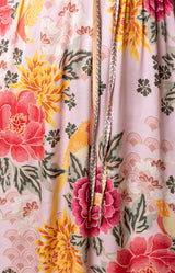 Aoife Charmeuse Midi Dress, Color-Pink