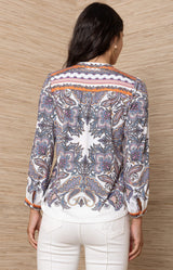 Berta Jersey Top, Color_Ivory