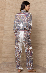 Salome Charmeuse Pant, Color_Ivory