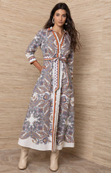 Tove Maxi Dress, Color_Ivory