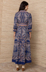 Tove Maxi Dress, Color_Navy