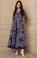 Tove Maxi Dress, Color_Navy
