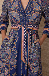Tove Maxi Dress, Color_Navy