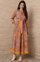 Tove Maxi Dress, Color_Orange