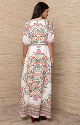 Sage Long Maxi Dress, color_Ivory