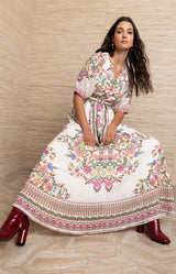 Sage Long Maxi Dress, color_Ivory
