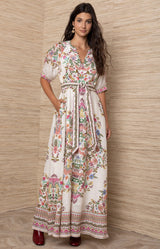 Sage Long Maxi Dress, color_Ivory