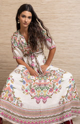 Sage Long Maxi Dress, color_Ivory