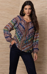 Cassiopeia Jersey Top, Color_Navy