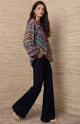Cassiopeia Jersey Top, Color_Navy