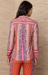Unique Jersey Top, Color_Orange