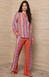 Unique Jersey Top, Color_Orange