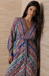 Arely Midi Dress, Color_Navy