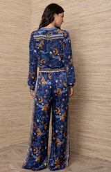 Abilene Silk Pant, Color_Navy