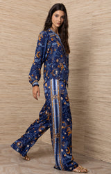 Abilene Silk Pant, Color_Navy