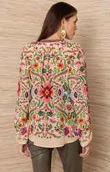 Mildred Silk Top_Color_Pink