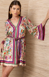 Aviva Viscose Short Dress_color_Pink 
