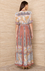 Liliosa Chiffon Maxi Dress_Color_Brown