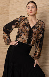 Ida Silk Top_Color_Black 