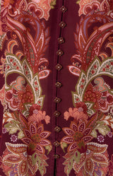Ida Silk Top_Color_Wine 