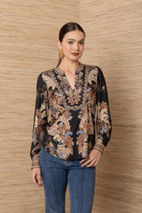 Xenia Jersey Top_Color_Black