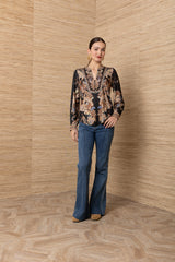 Xenia Jersey Top_Color_Black