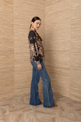 Xenia Jersey Top_Color_Black