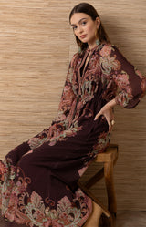 Isolde Jersey Maxi Dress_Color_Wine 