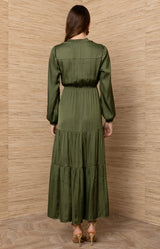Arcadia Solid Maxi Dress_Color_Olive