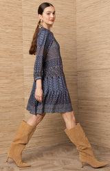 Wilder Jersey Short Dress_Color_Navy