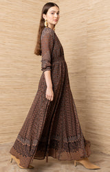 Blythe Chiffon Maxi Dress_Color_Brown
